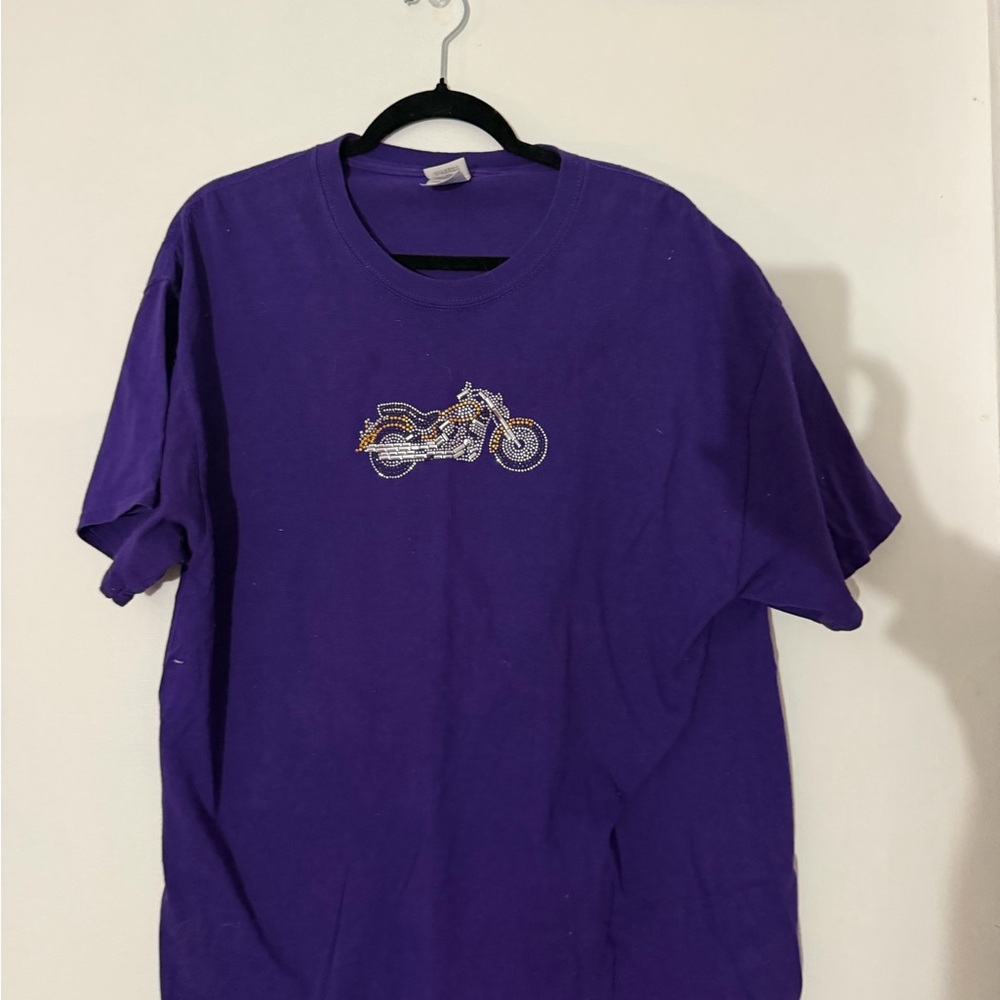 Vintage Purple Rhinestone T-Shirt